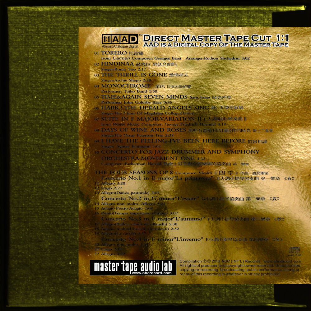 Live 10—30 Minutes’ Audio Test CD