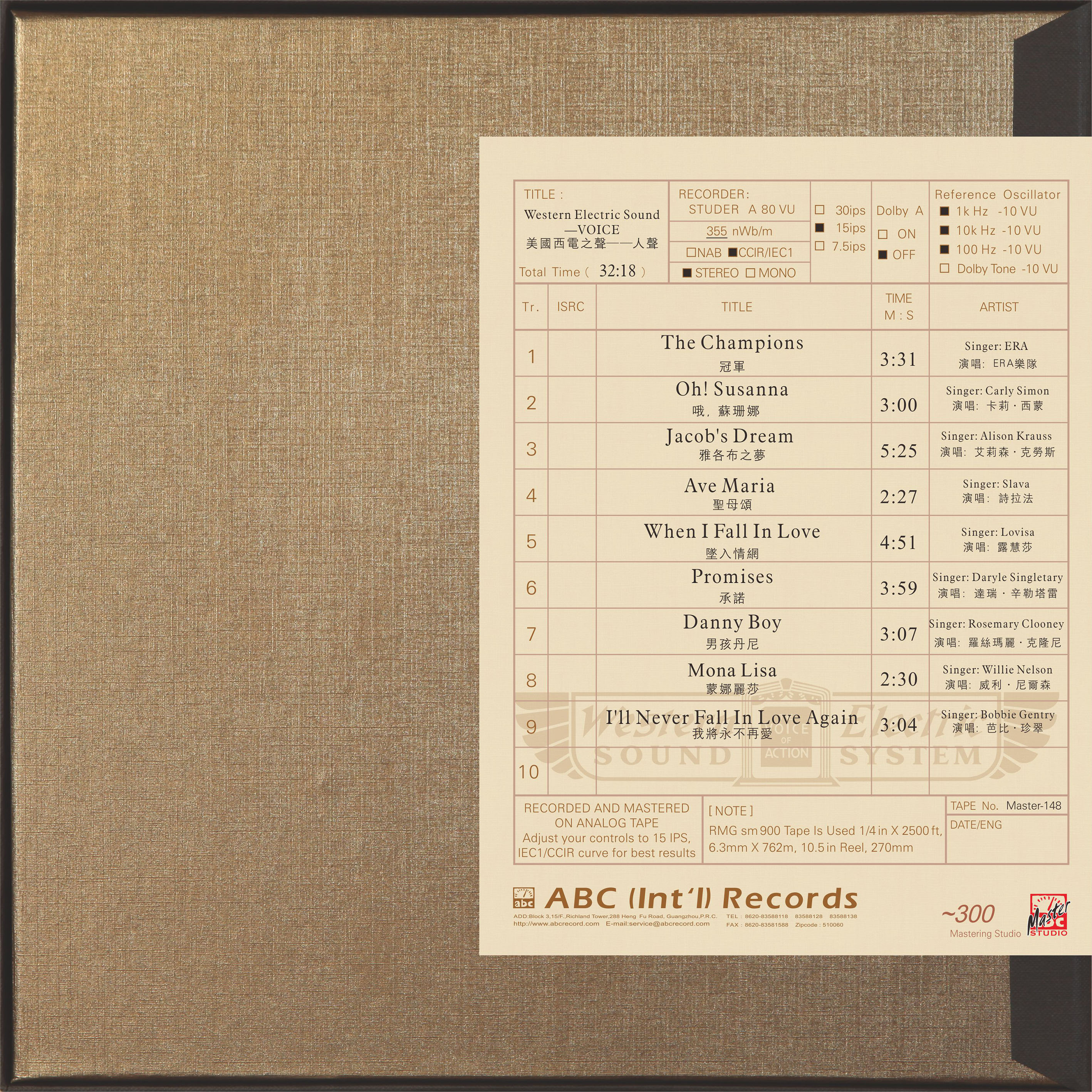 Western Electric Sound—Voice