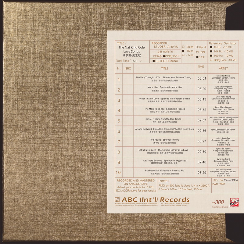 Nat King Cole—Love Songs
