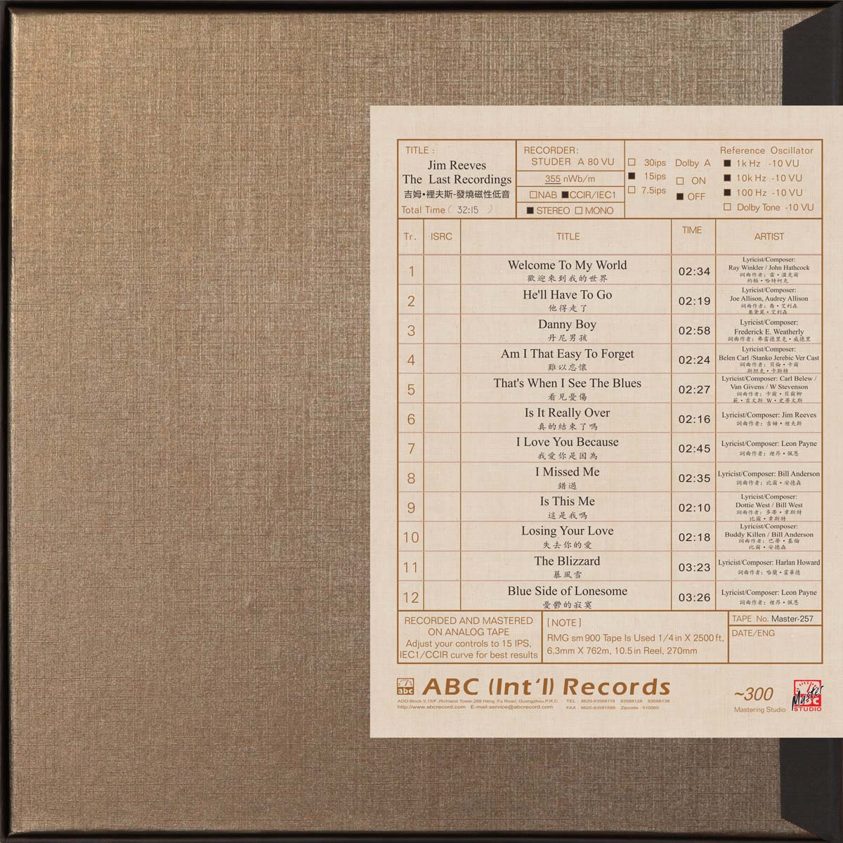 Jim Reeves – Fever Picks