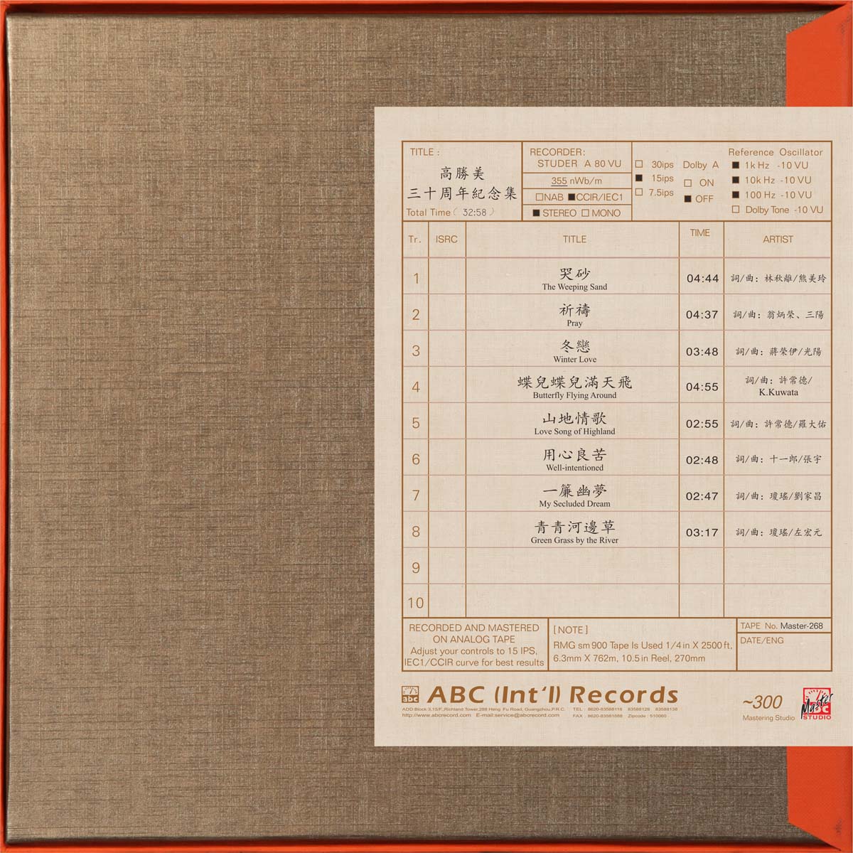 Gaoshengmei –  30th Anniversary Collection
