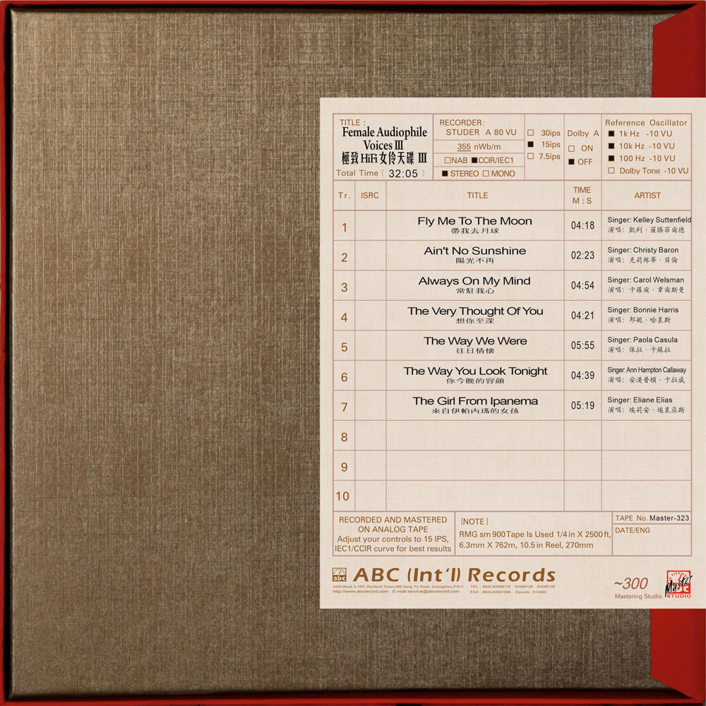 Female Audiophile VoicesⅢ