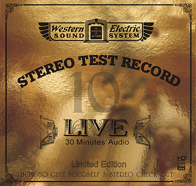 Live10—30 Minutes’ Audio Test CD Limited Edition